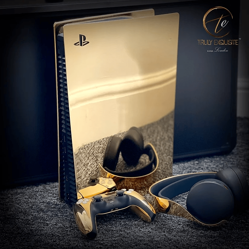 24K Gold PS5 PlayStation 5 Console Limited Edition Bundle on sale at - PlayStation-Store-Direct.com