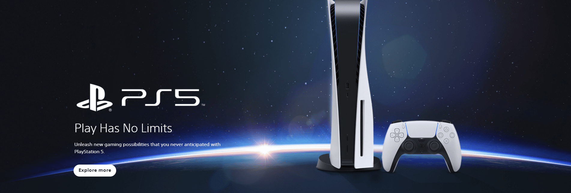 PlayStation 5 Unleash new gaming possibilities that you never anticipated with PlayStation 5 at PlayStation Official