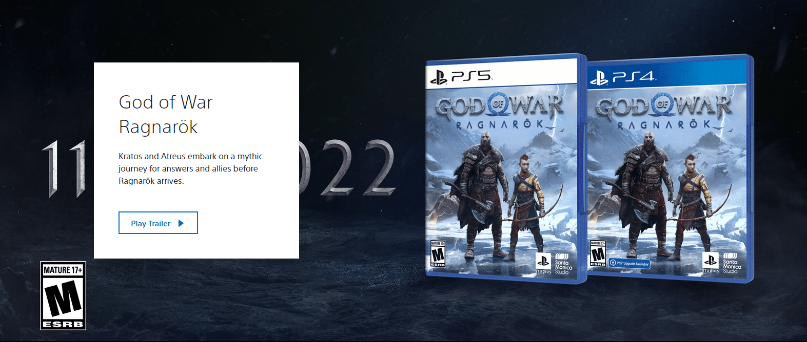 God of War Ragnarök preorder and order