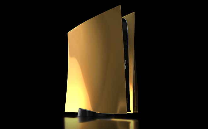 24K Gold PS5 PlayStation 5 Console on sale at - PlayStation-Store-Direct.com