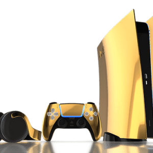 Gold PS5 - 24K Gold PS5 PlayStation 5 DualShock Wireless Controller and Headset Bundle on sale at - PlayStation-Store-Direct.com
